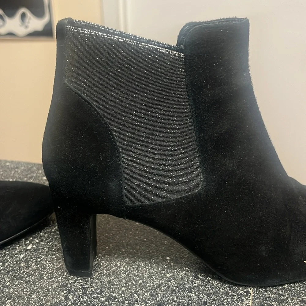 Minelli Ankle boots in Suede with elastic band on the sides. - Picture 4 of 6